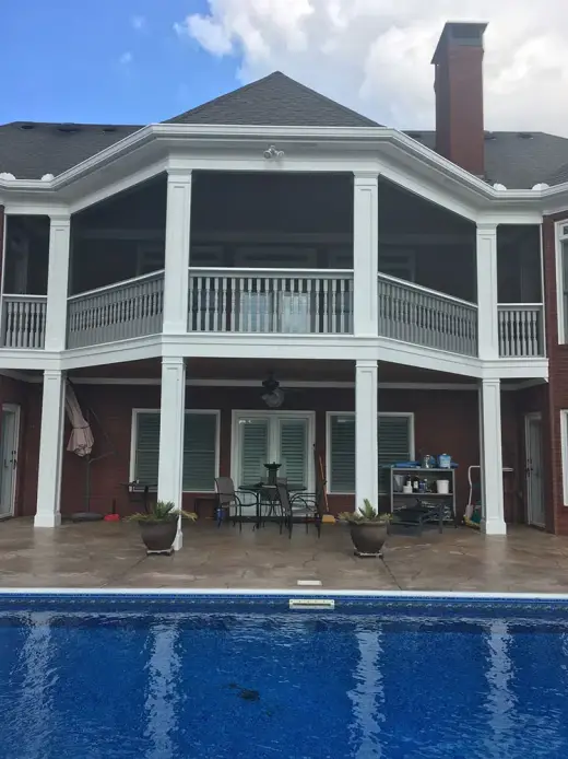 Florida room enclosure built by Screen America in North Georgia