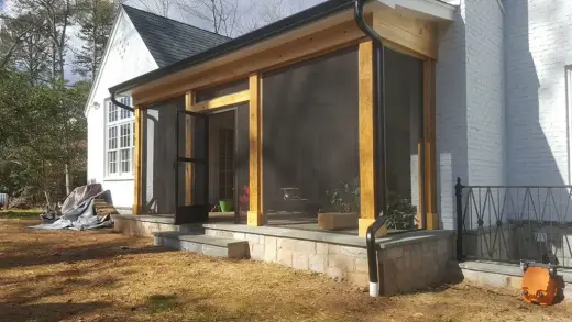 Florida room enclosure built by Screen America in North Georgia