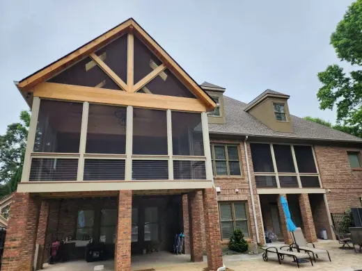 Screen porch built by Screen America in North Georgia