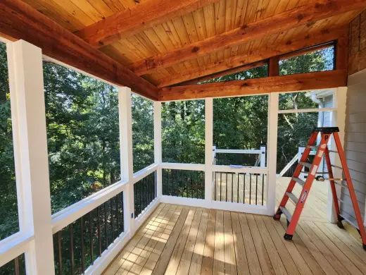 Screen porch built by Screen America in North Georgia