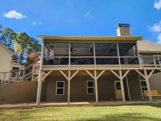 Screen porch built by Screen America in North Georgia