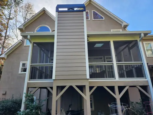Screen porch built by Screen America in North Georgia