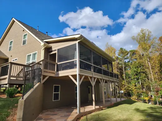 Screen porch built by Screen America in North Georgia