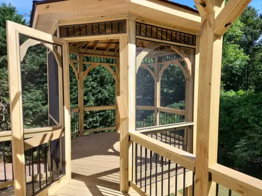 Screen porch built by Screen America in North Georgia