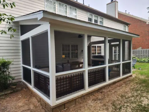 Patio enclosure built by Screen America in North Georgia