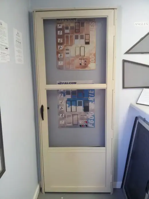 Beige screen door — screen door, mesh and frame options from Screen America