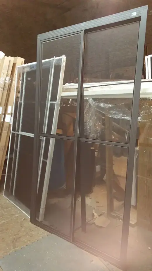 Eze Breeze French Door With Screen — screen door, mesh and frame options from Screen America
