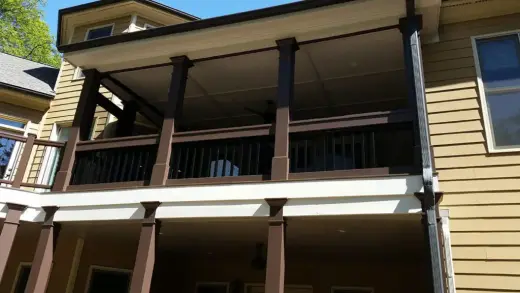 Before — screen porch built by Screen America in North Georgia