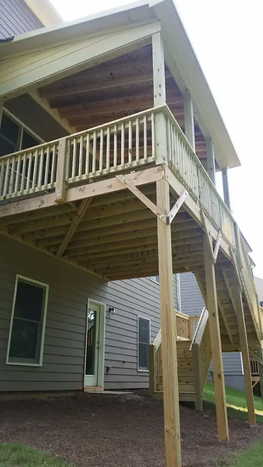 Before — screen porch built by Screen America in North Georgia