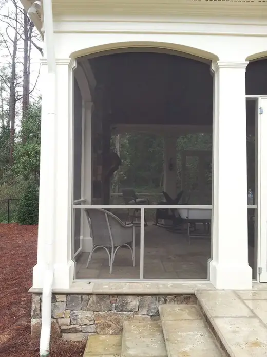 After screen — screen porch built by Screen America in North Georgia