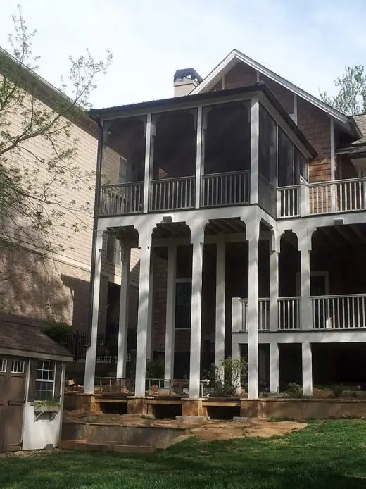 Screen porch built by Screen America in North Georgia