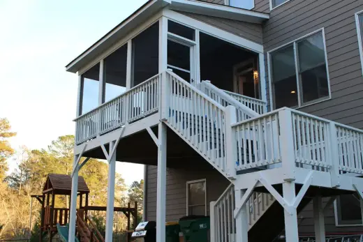 Screen porch built by Screen America in North Georgia