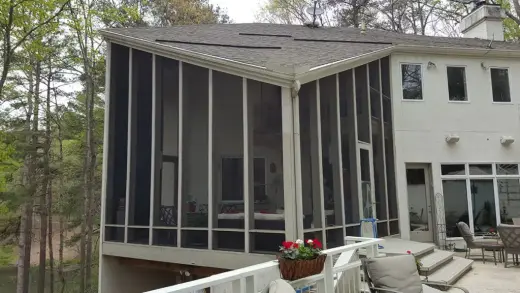 Patio enclosure built by Screen America in North Georgia