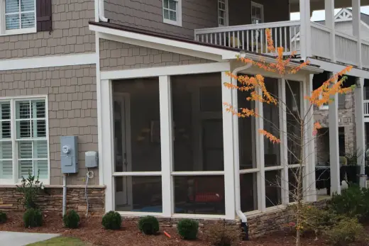 Screen porch built by Screen America in North Georgia