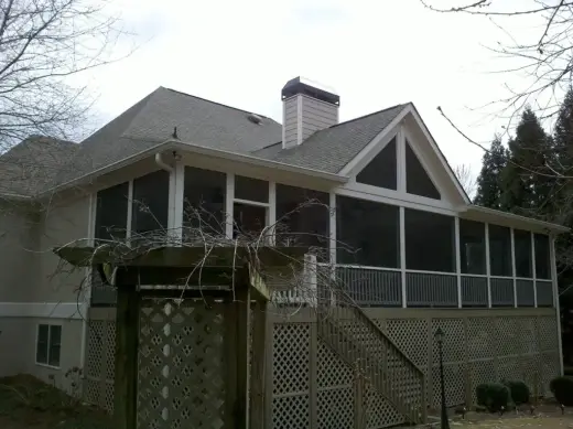 Screen porch built by Screen America in North Georgia
